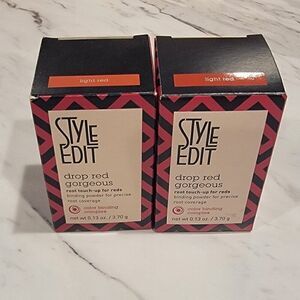 2 Boxes of Style Edit ROOT TOUCHUP Drop Red Gorgeous Light Red 0.13 oz each